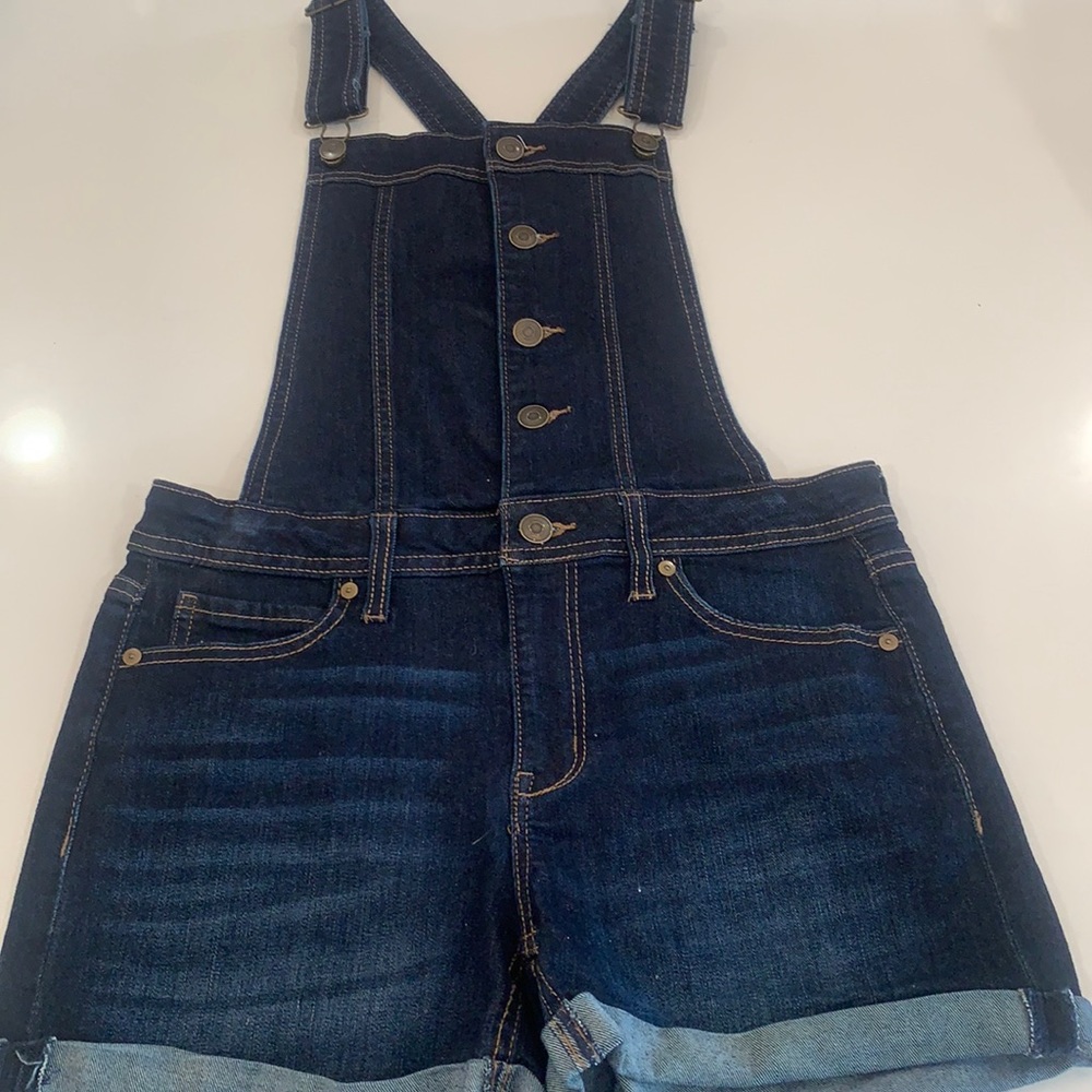 Juniors Blue Jean Overalls